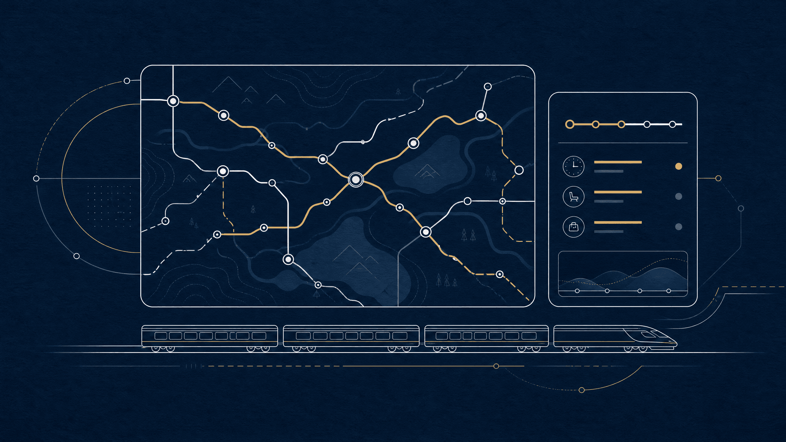 Technical visual for RailYatra